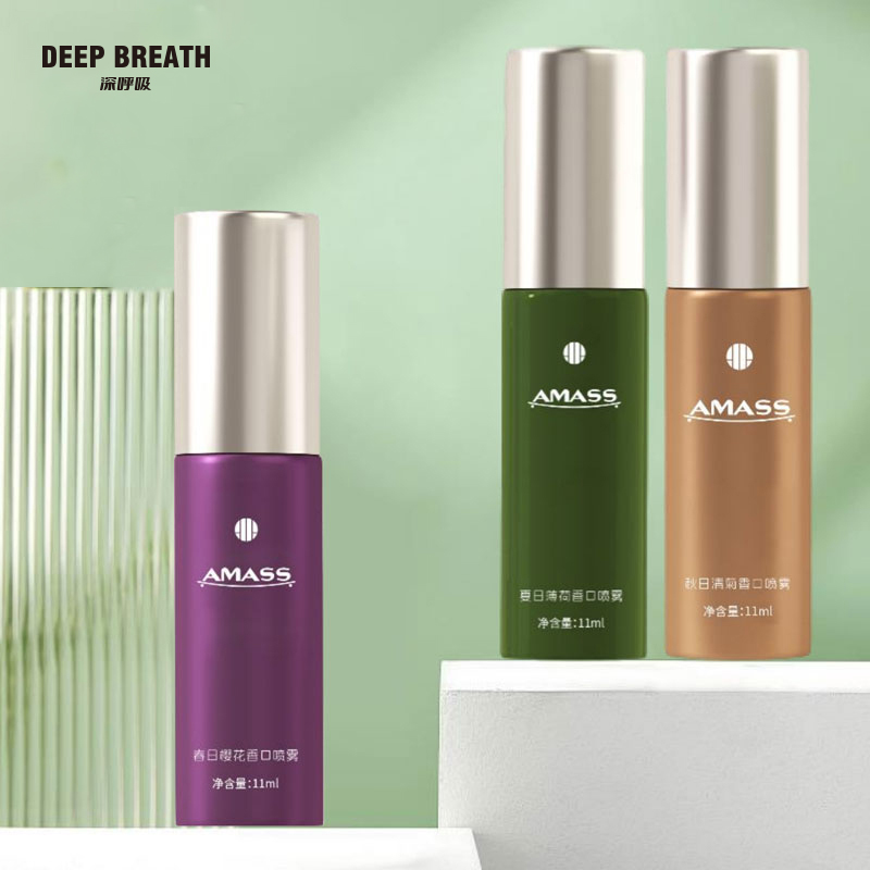 DEEP BREATH深呼吸 清新香口喷雾5支礼品装11ml A120101-A120201-A120301-A120105