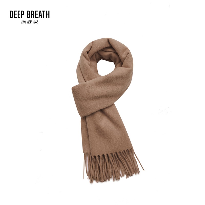 DEEP BREATH深呼吸配饰 保暖羊毛男女同款大围巾披肩A800102