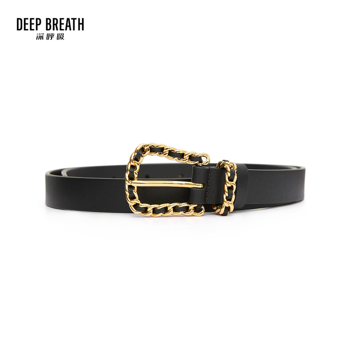 DEEP BREATH深呼吸配饰 复古小香风女皮带腰带A900158