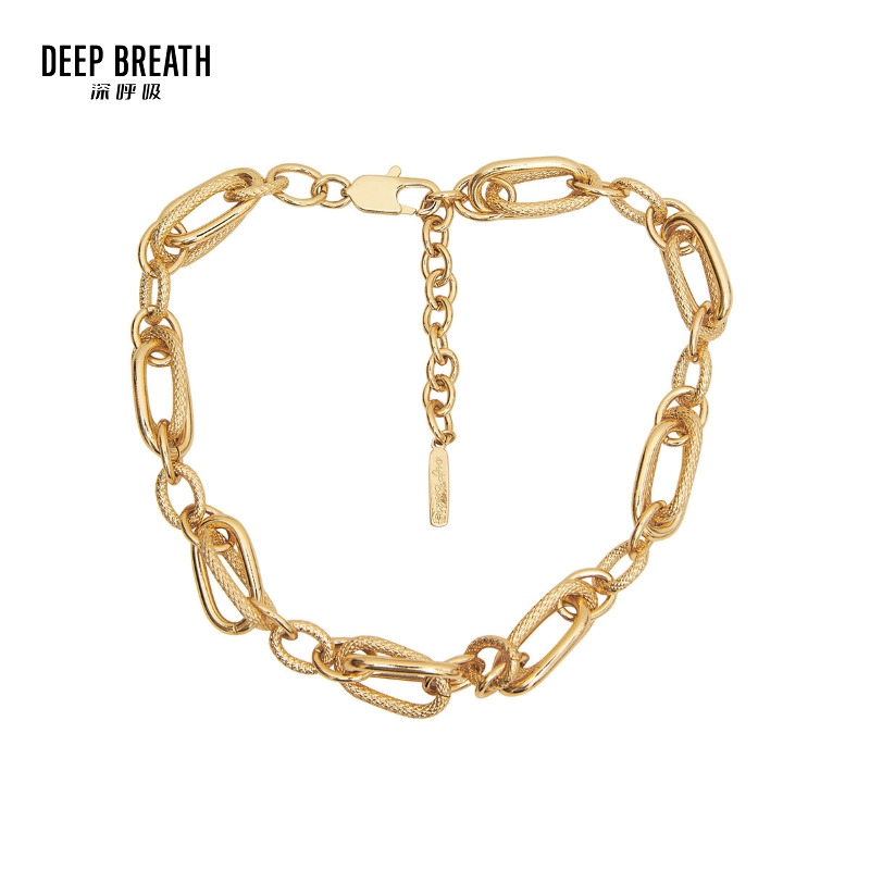 DEEP BREATH深呼吸配饰 环圈夸张锁骨链A900167