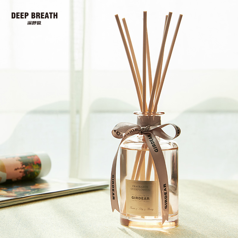 DEEP BREATH深呼吸 花果香无火藤条香氛礼盒 家居必备卧室家用藤条散香器新婚生日新年礼物  200ml*2/盒  AR23001