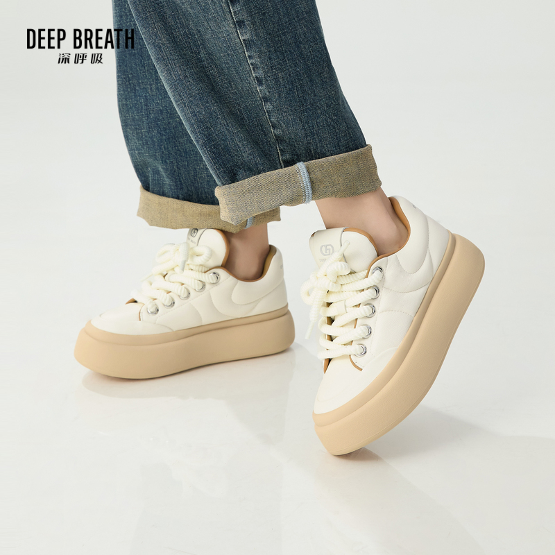 DEEP BREATH深呼吸女鞋 蓬蓬云朵休闲鞋板鞋面包鞋AX12281