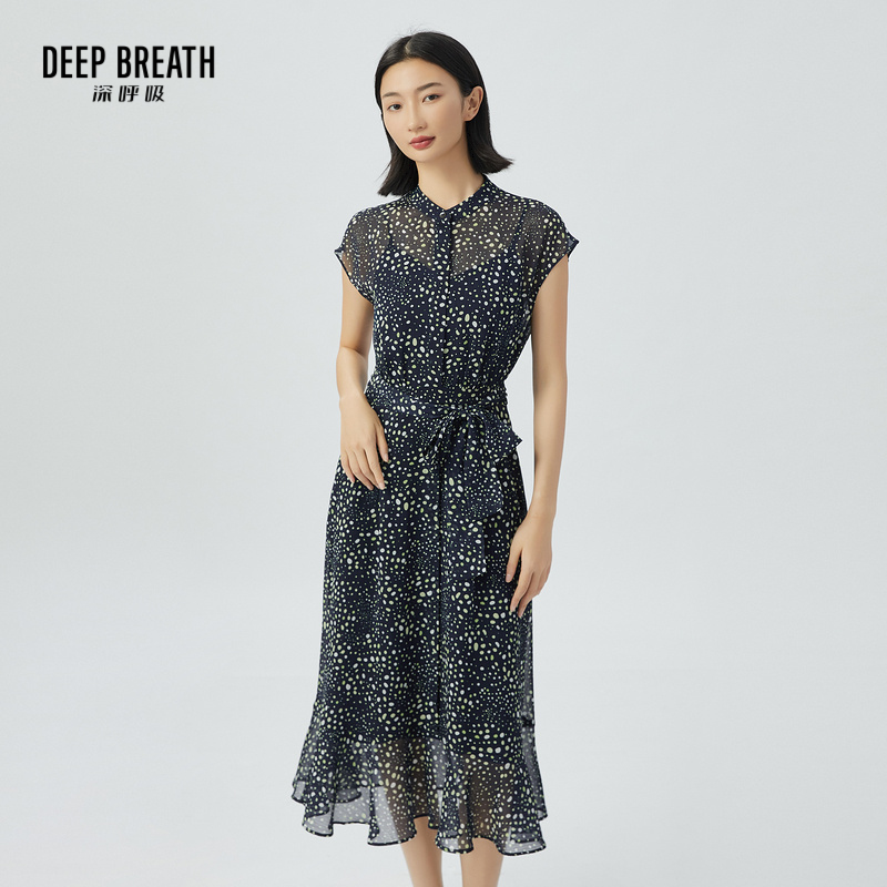 DEEP BREATH深呼吸女装 无袖洋装连衣裙（附吊带裙、腰带）A500257