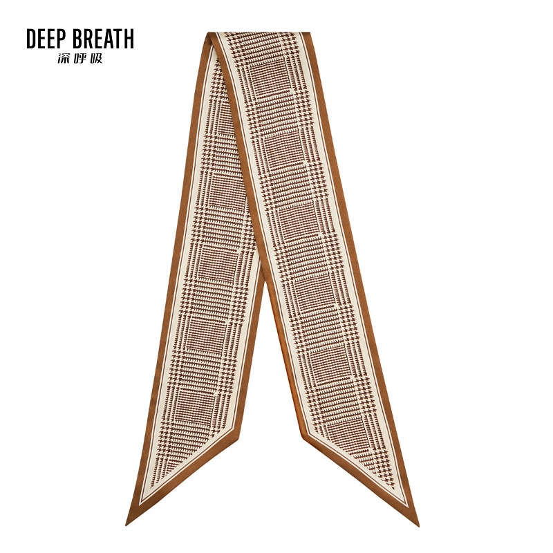 DEEP BREATH深呼吸配饰 印花丝巾飘带A800086