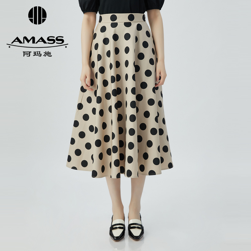 AMASS阿玛施 高腰伞裙半身裙5200428