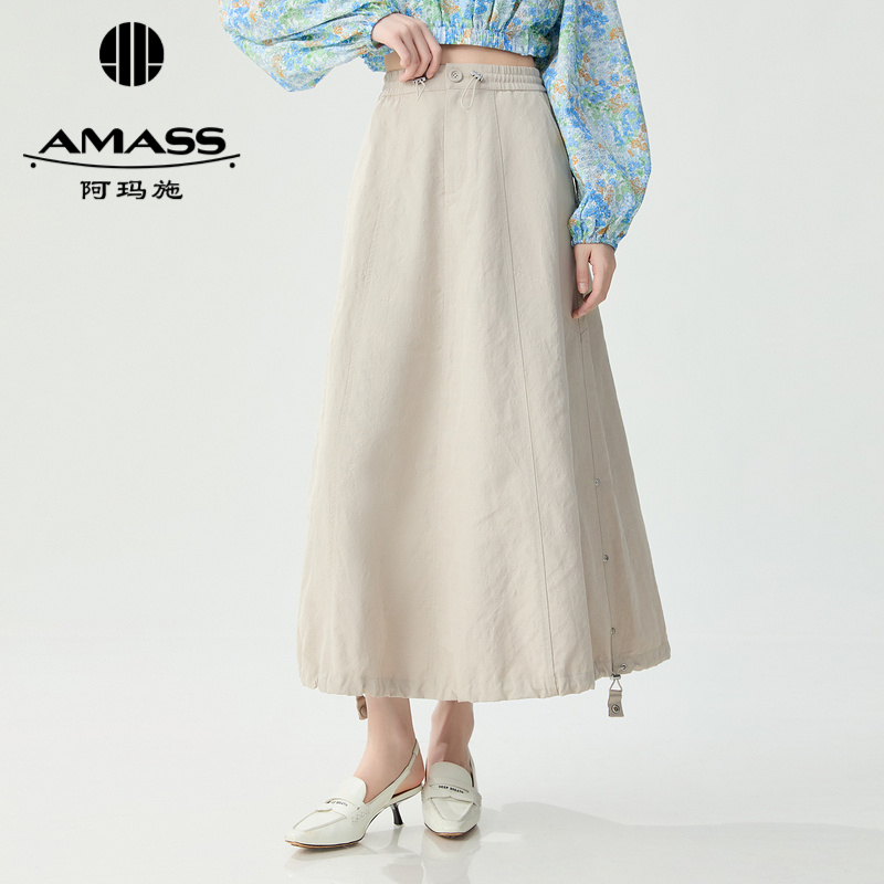 阿玛施AMASS 休闲工装风长款半裙5200430