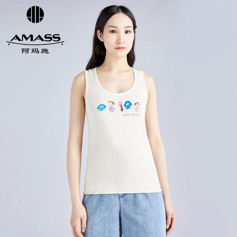 AMASS阿玛施 一家人童趣背心5300372