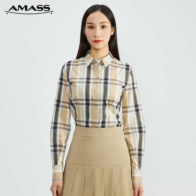 AMASS阿玛施 格纹衬衣5300423