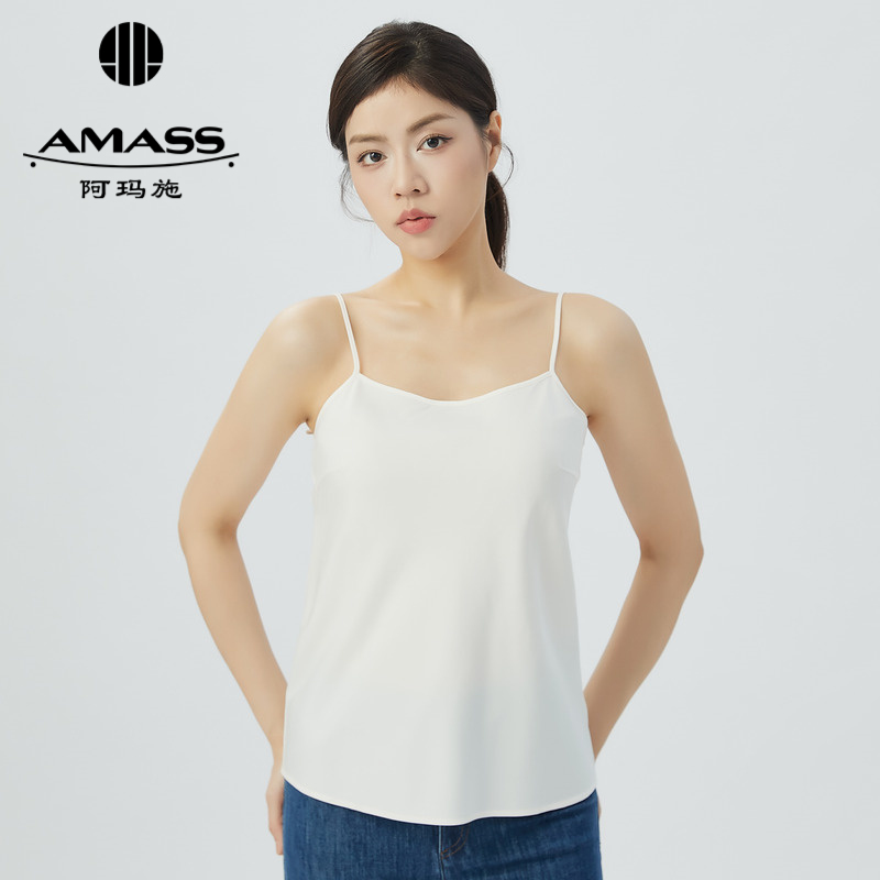 AMASS阿玛施 丝质基础款背心5300463