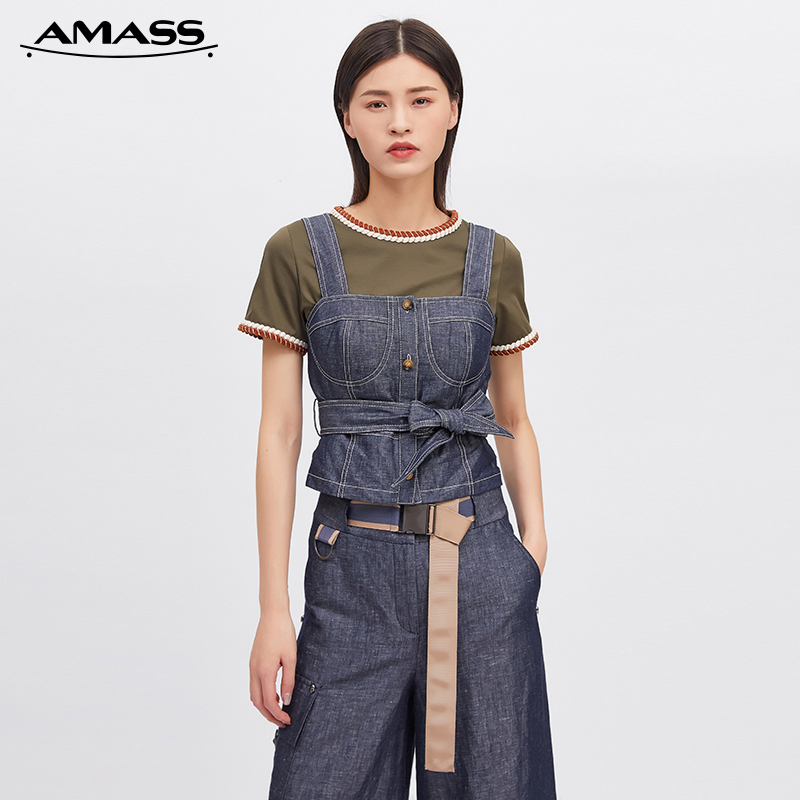 AMASS阿玛施 前排带扣背心5300515