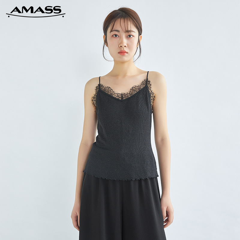 AMASS阿玛施 蕾丝吊带背心5300516