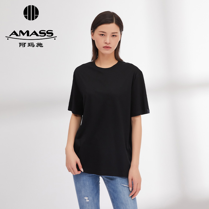 AMASS阿玛施 素面极简宽松T恤5300793