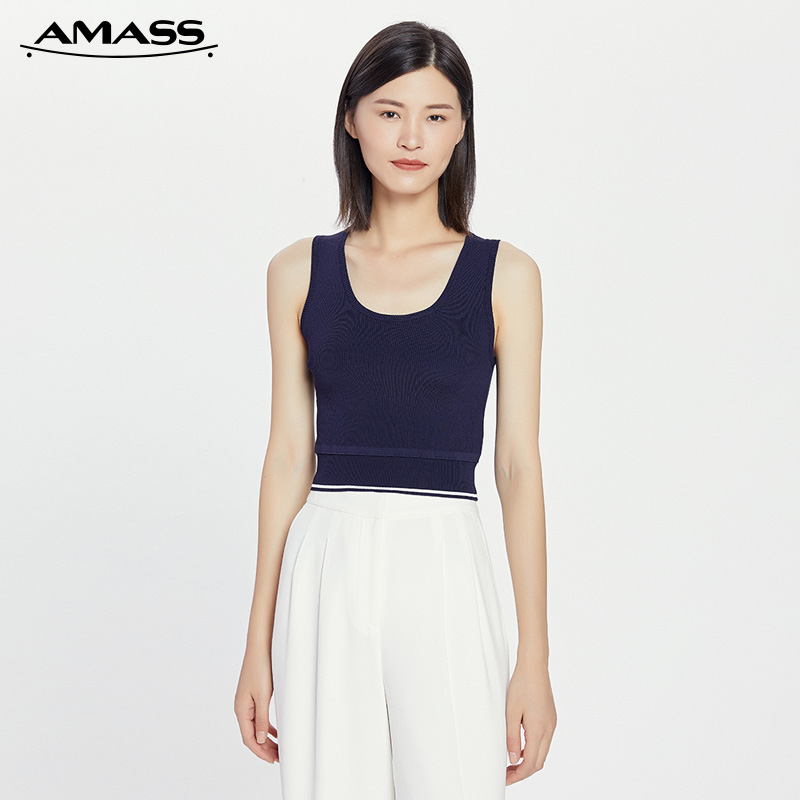 AMASS阿玛施 甜酷针织老爹背心5399194
