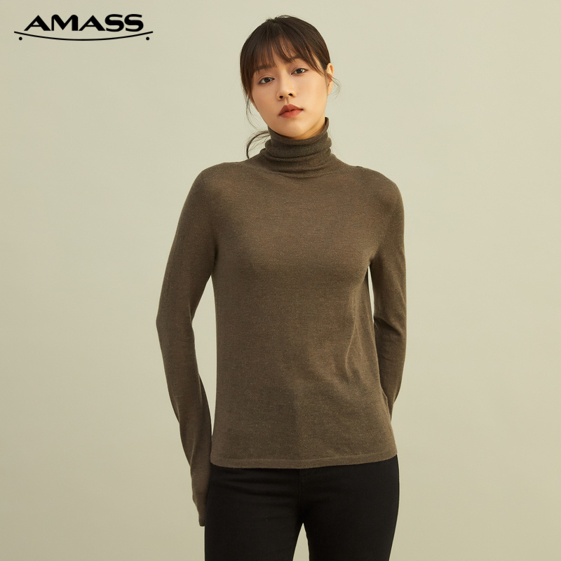 AMASS阿玛施 简约高领针织衫5399474