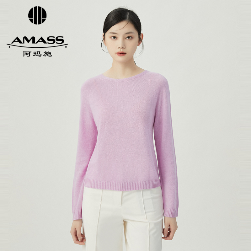 AMASS阿玛施 简约圆领套头针织5399653
