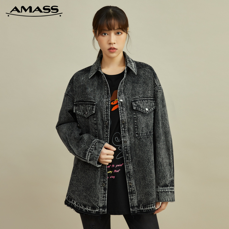AMASS阿玛施 雪花牛仔外套5400531