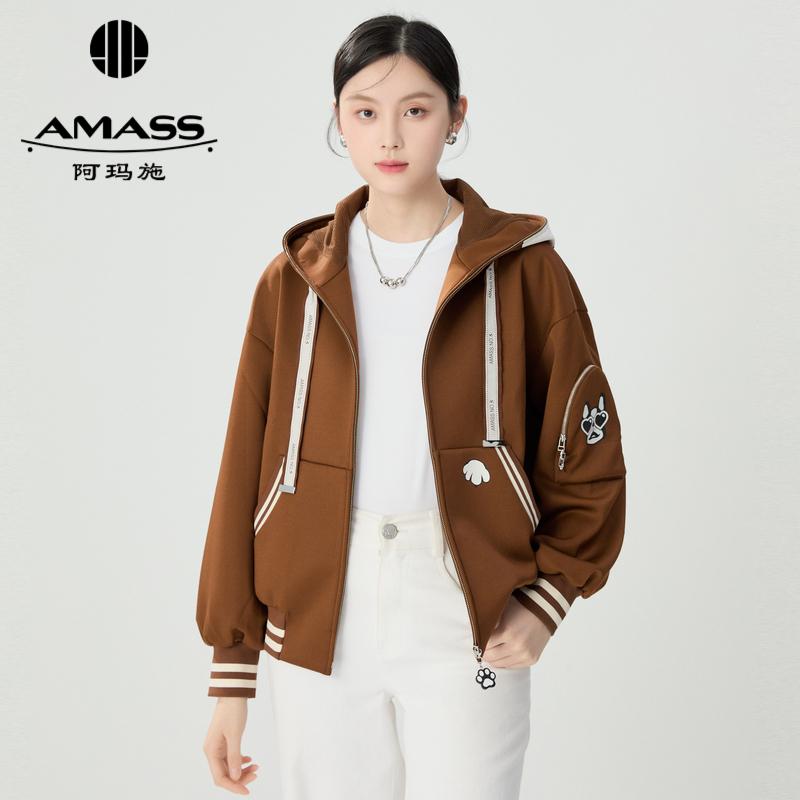阿玛施AMASS 潮牌系列“潮酷狗”个性夹克外套5400659
