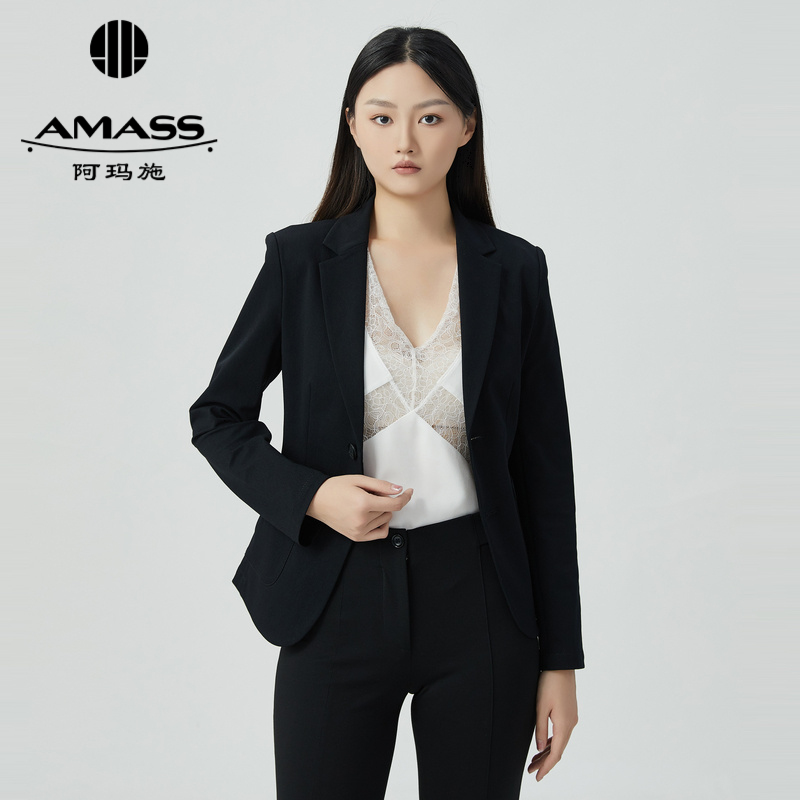阿玛施AMASS 经典招牌通勤收身西装5400808