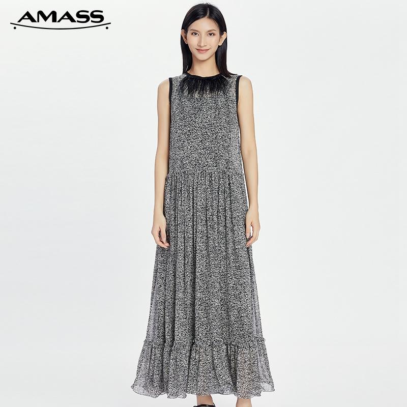 AMASS阿玛施 无袖花洋装5500322