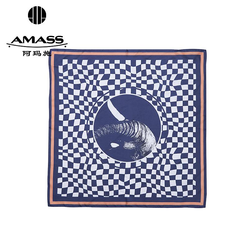 AMASS阿玛施 小方巾百搭丝巾5800006-2