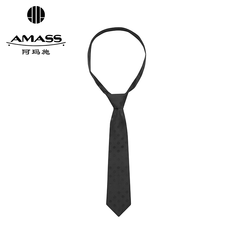 阿玛施AMASS 精致波点手打领带配饰580036