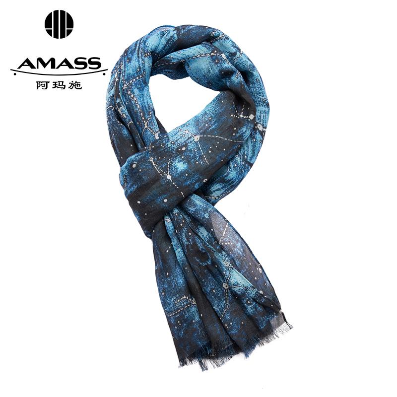 阿玛施AMASS 午夜星河春夏薄款围巾580052
