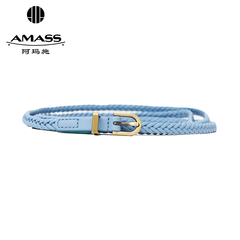 AMASS阿玛施 小清新编织腰带细腰带 5900373