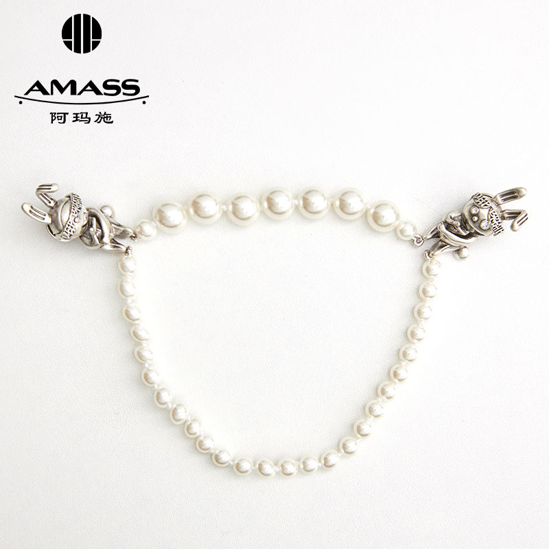 阿玛施AMASS 新款小兔子珍珠链胸针5900474
