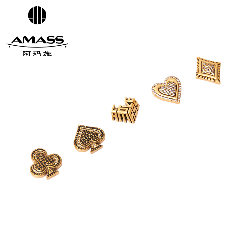 阿玛施AMASS 个性百搭五件套胸针5900528