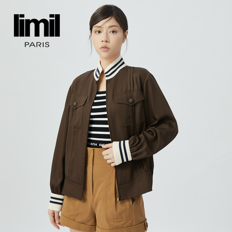 丽米儿limil 工装潮酷风棒球外套9400030