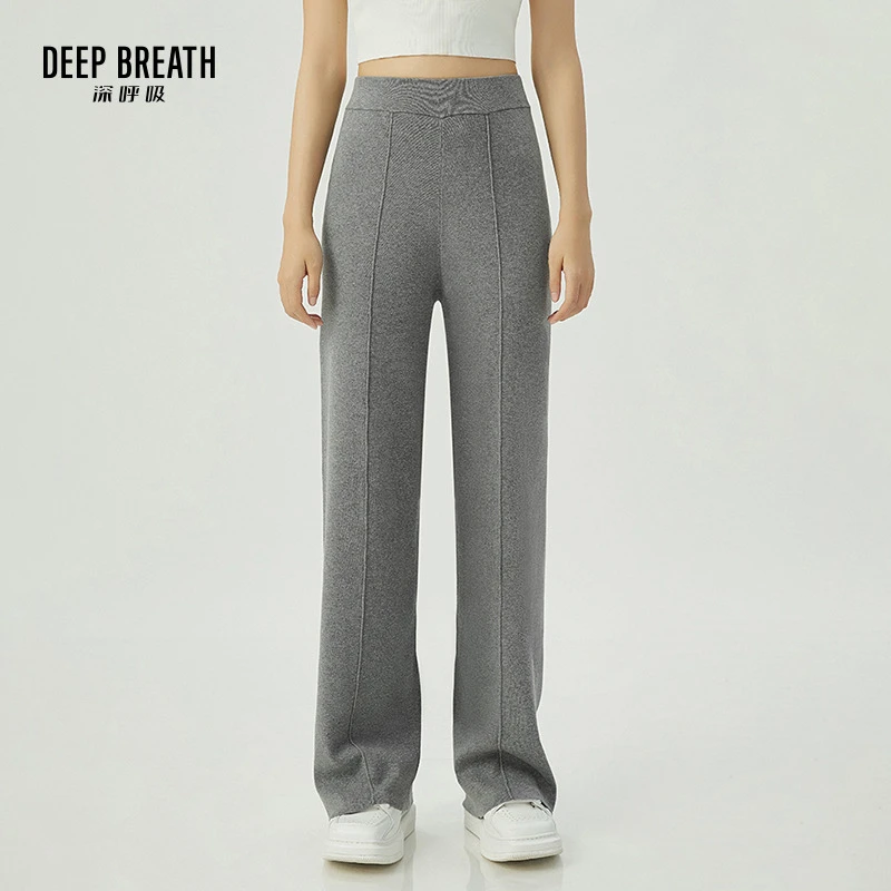 DEEP BREATH深呼吸女装 针织休闲运动裤A100104-A100178