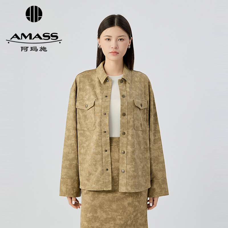 阿玛施AMASS 时尚百搭舒适感衬衫530019