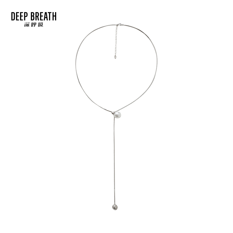 DEEP BREATH深呼吸配饰 质感优雅小众造型长项链A900182