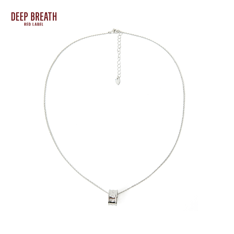 深呼吸红标【文艺复兴】简约随性百搭圆柱项链配饰D90020