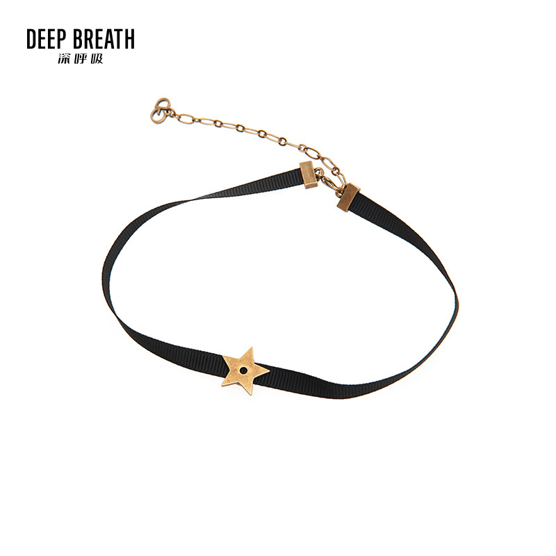 DEEP BREATH深呼吸配饰 星星chocker颈链A900020